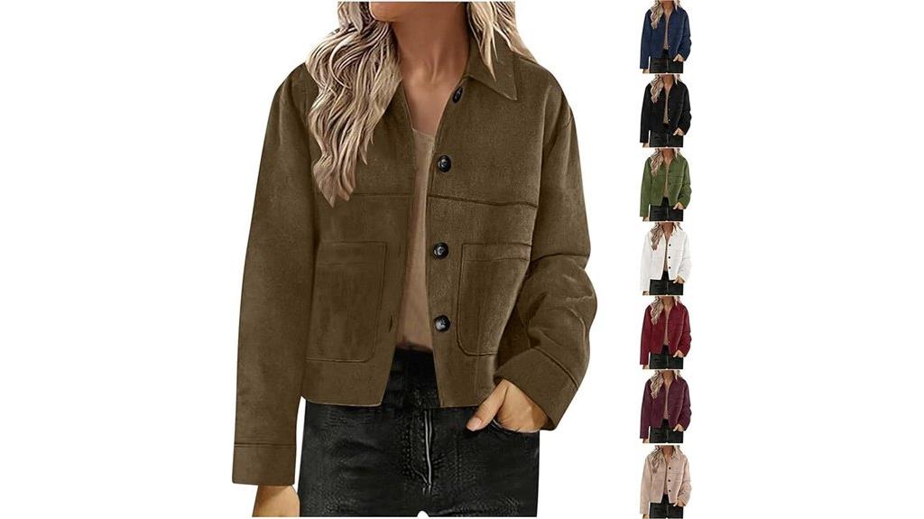 women s 2025 cropped suede jackets