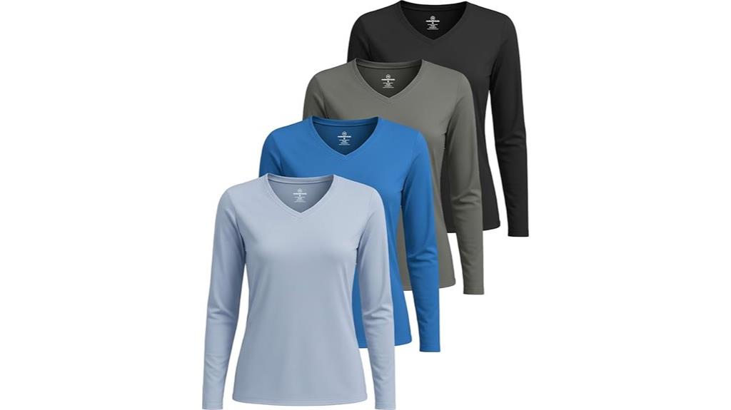 women s athletic long sleeve shirts