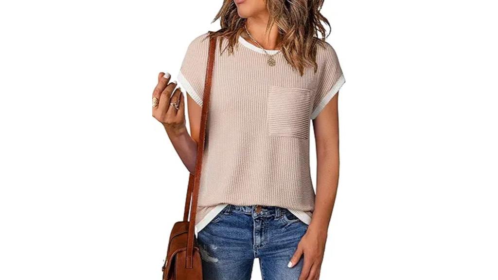 women s casual short sleeve t shirt