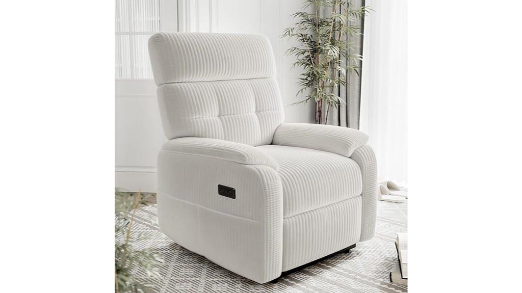 zero gravity recliner with ports