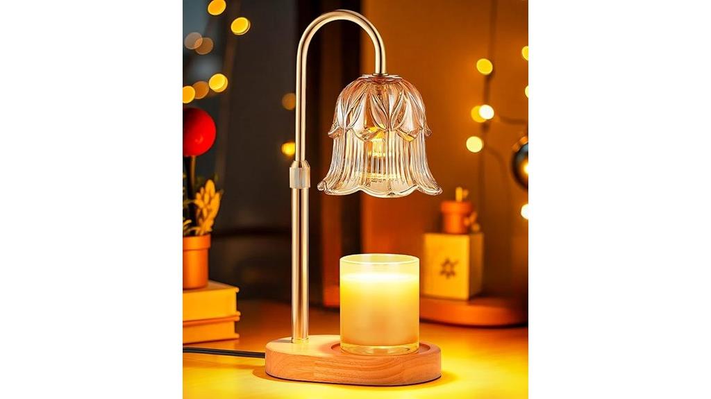adjustable vintage candle warmer