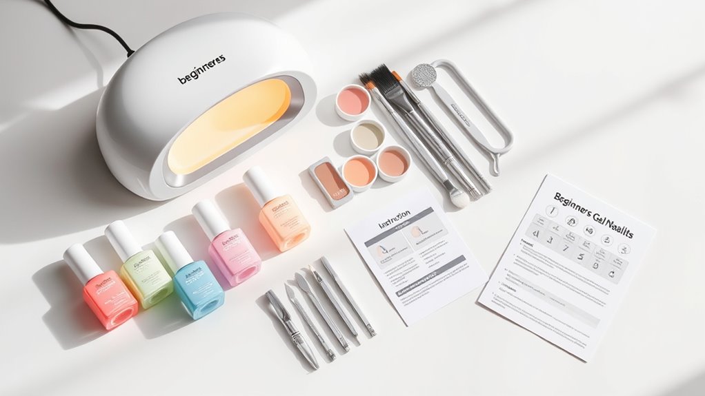 beginner friendly gel nail kits