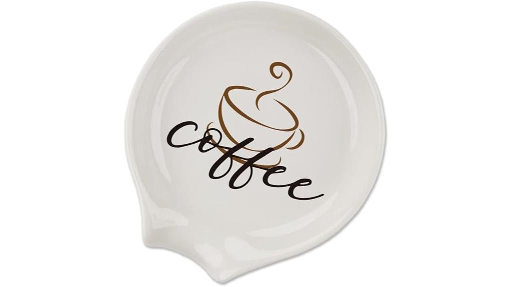 engraved coffee spoon rest