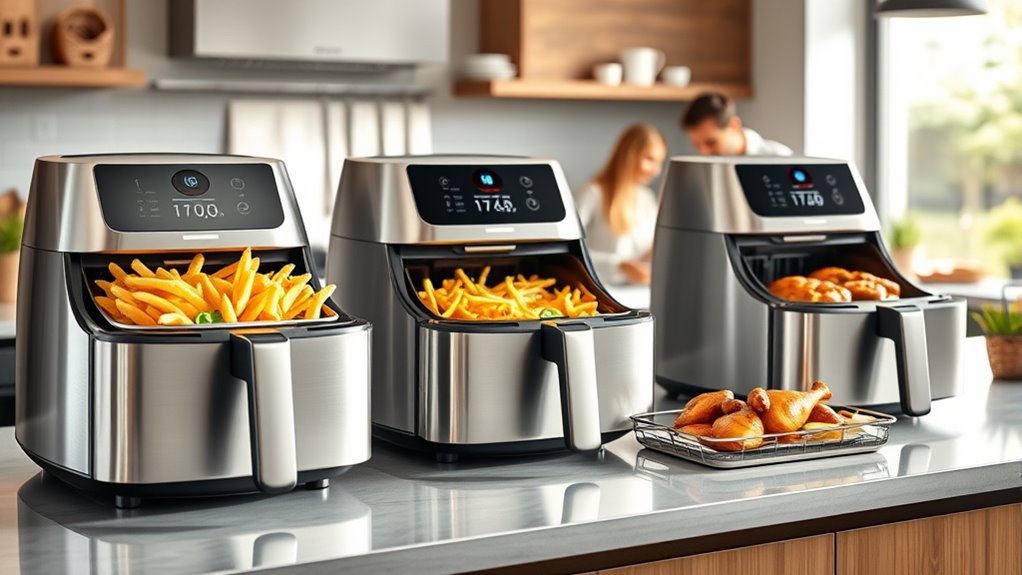 large family air fryers