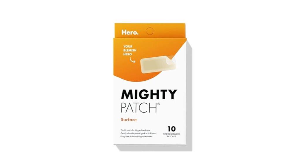 large pimple patches ten count