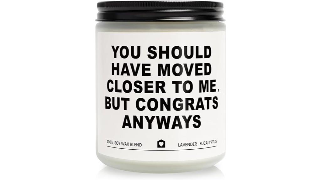 lavender handmade candle gift