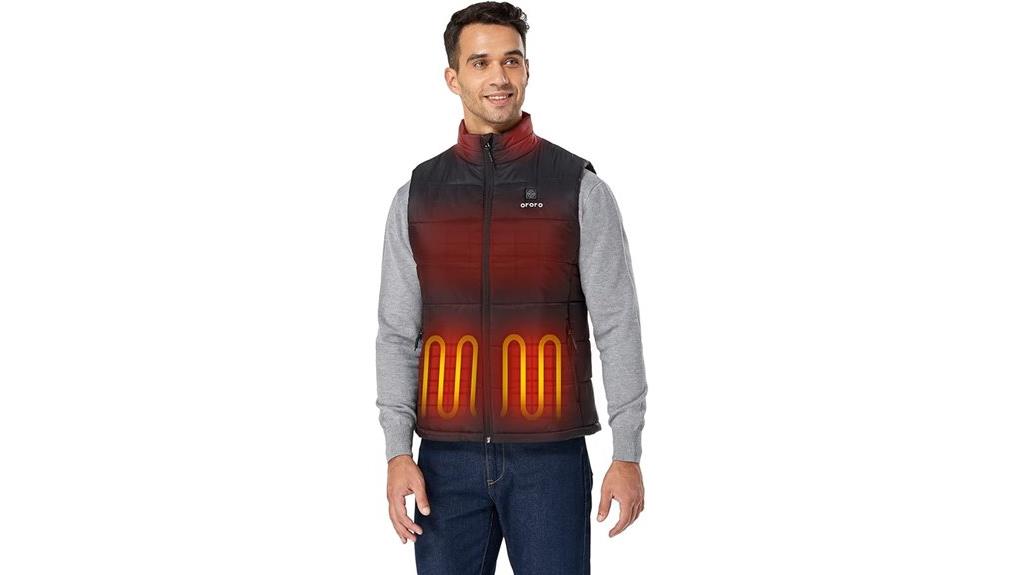 lightweight usb c heated vest