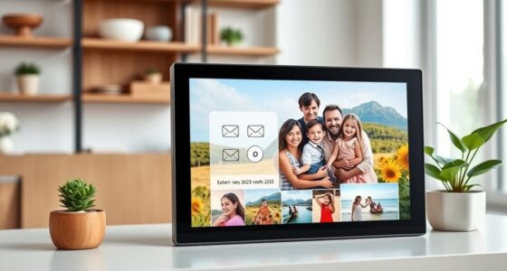 top email enabled digital frames