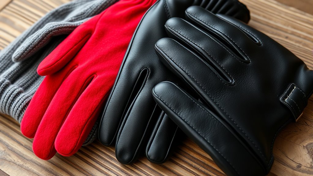warm responsive touchscreen gloves