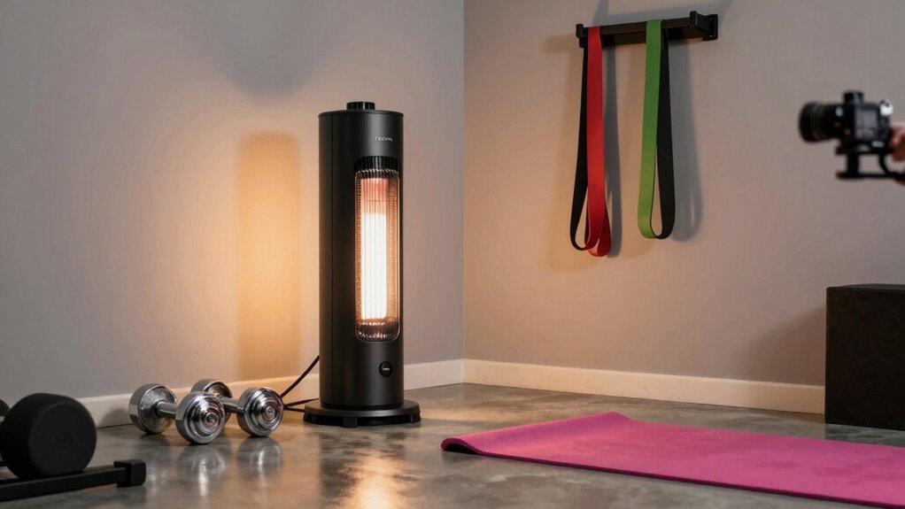 garage gym fan heaters