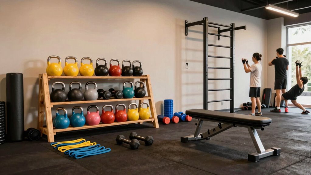 home gym recovery area