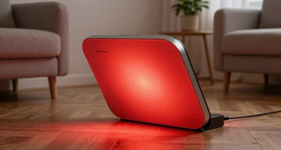 home red light therapy setup