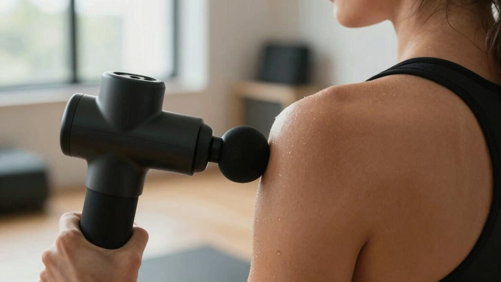 muscle recovery with massage gun