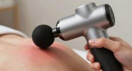 overusing massage gun gently