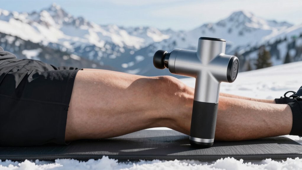percussive therapy benefits skiing