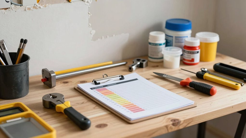 prioritize repairs and insurance
