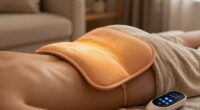 top back pain heating pads