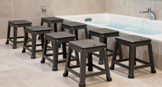 top folding ice bath stools