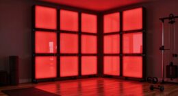 top large red light panels
