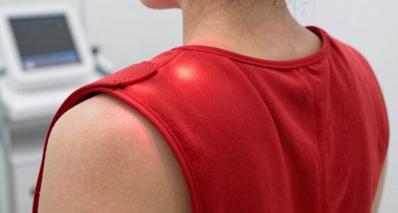 top shoulder red light wraps