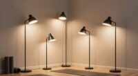 top stretch corner lamps