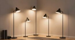 top stretch corner lamps