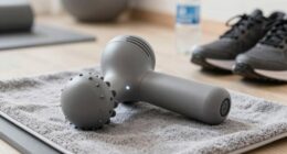 using percussion therapy during rest days