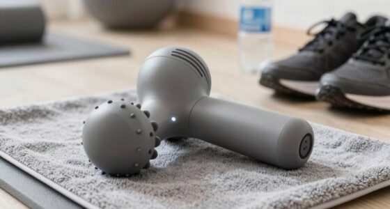 using percussion therapy during rest days