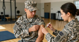 Military requiring flu vaccines for recruits as Air Force base deals with outbreak